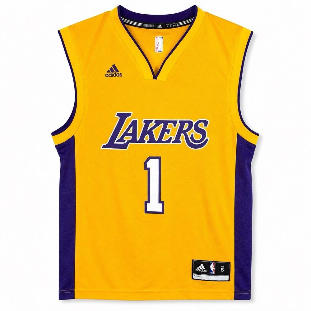 Adidas Adult Small D’Angelo Russell Los Angeles Lakers Jersey Collectible